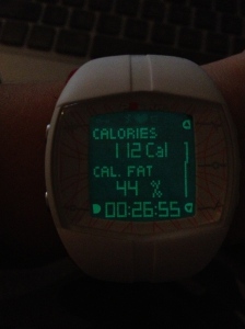 Calories burned during Absurdity